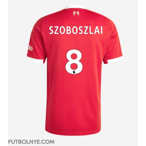 Camiseta Liverpool Dominik Szoboszlai #8 Primera Equipación 2025-26 manga corta